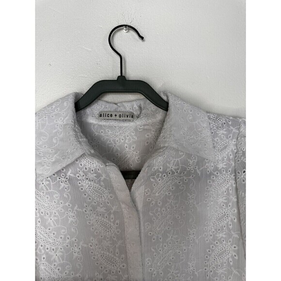 ALICE + OLIVIA Blakesley Jacquard Mini Dress Size 2 - Picture 7 of 9